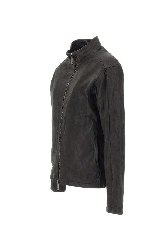 26FW 조르지오 브라토 가죽 자켓 GU26F26099VBRUSH NERO Black - GIORGIO BRATO