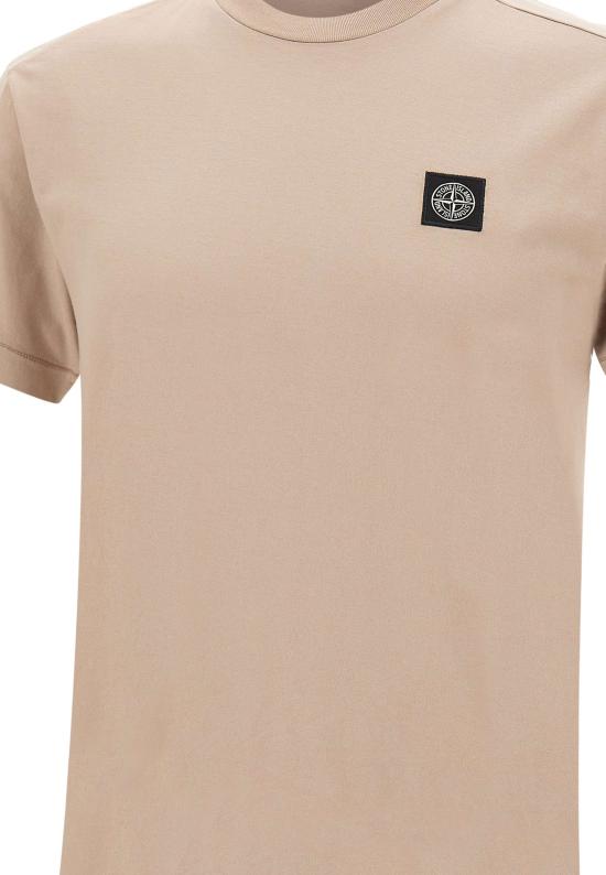 26SS 스톤 아일랜드 반팔 티셔츠 2100027S0013 V009A Beige - STONE ISLAND