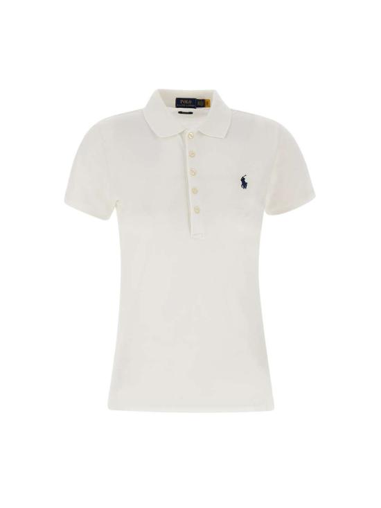  폴로 랄프로렌 폴로 티셔츠 211870245 001 White - POLO RALPH LAUREN