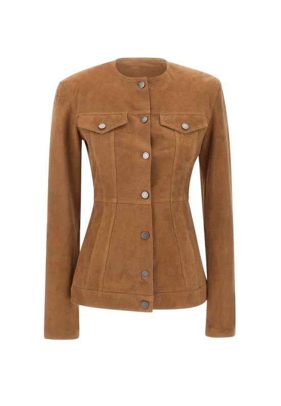 26SS 하이쿠레 가죽 자켓 HEW09117PL005TP C0039 Brown