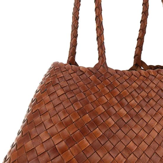  드래곤디퓨전 SANTA CROCE 산타 크로체 빅 토트백 8892 TAN Brown - DRAGON DIFFUSION