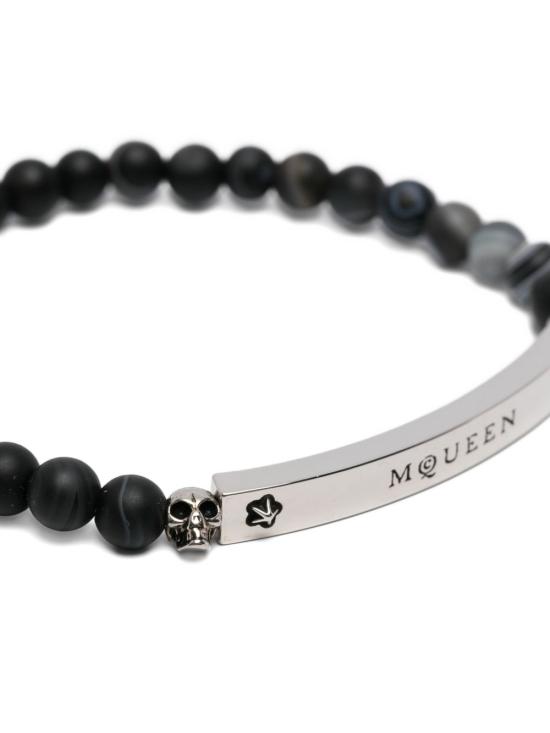 26SS 알렉산더 맥퀸 브레이슬릿 858391 I232Y1064 Black - ALEXANDER MCQUEEN