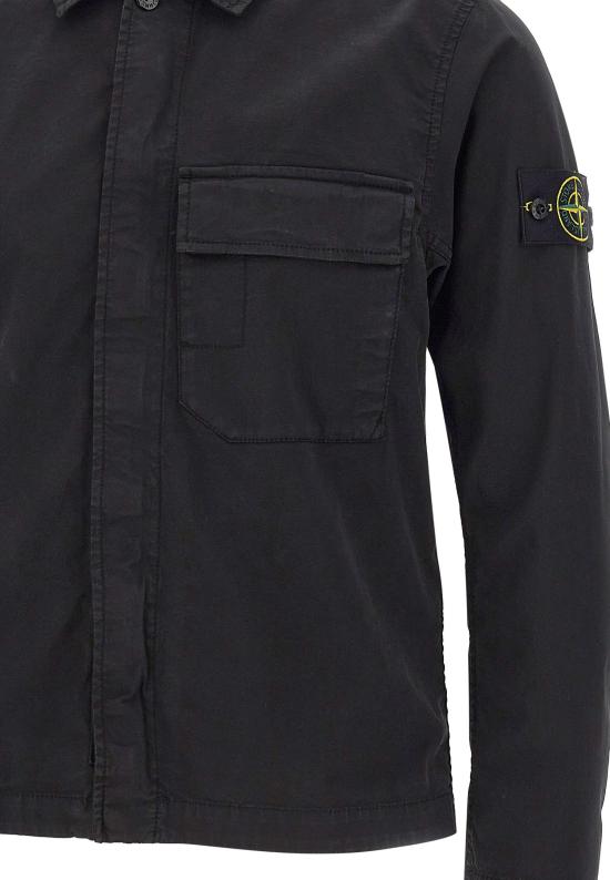 26SS 스톤 아일랜드 긴팔 셔츠 1200013S0A10 V0029 Black - STONE ISLAND