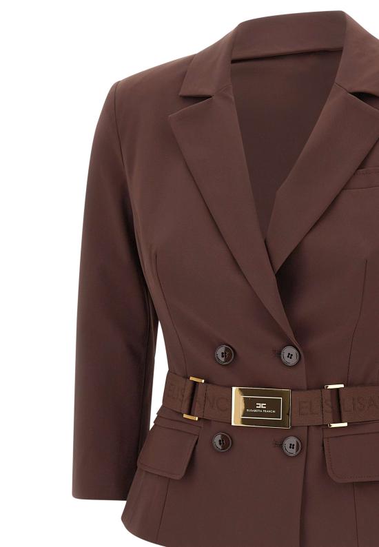 26SS 엘리자베타프랜치 수트 자켓 GI22461E2 644 Brown - ELISABETTA FRANCHI