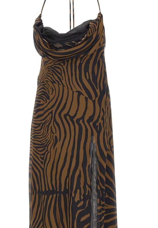 26SS 블루마린 미디 원피스 2A768A M5179 MultiColour - BLUMARINE