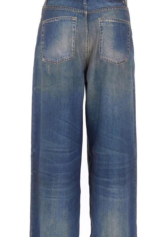 26SS 골든구스 스트레이트 팬츠 GWP02528 P00240650100 Blue - GOLDEN GOOSE