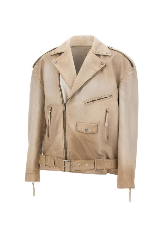 26SS 골든구스 가죽 자켓 GUP02535 P00230415155 Beige