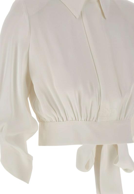 26SS 엘리자베타프랜치 셔츠 CA14761E2 360 White - ELISABETTA FRANCHI