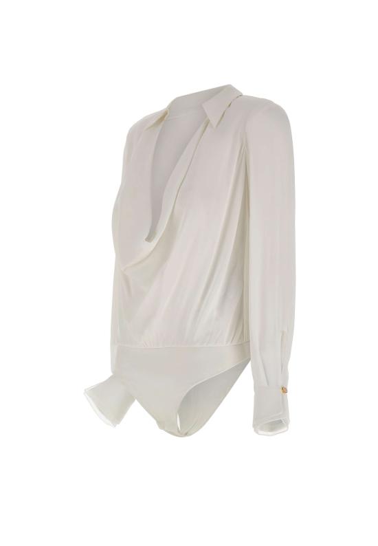 26SS 엘리자베타프랜치 바디수트 티셔츠 CB00261E2 360 White - ELISABETTA FRANCHI