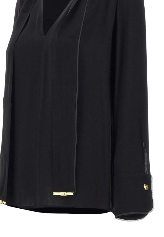 26SS 엘리자베타프랜치 셔츠 CA14661E2 110 Black - ELISABETTA FRANCHI