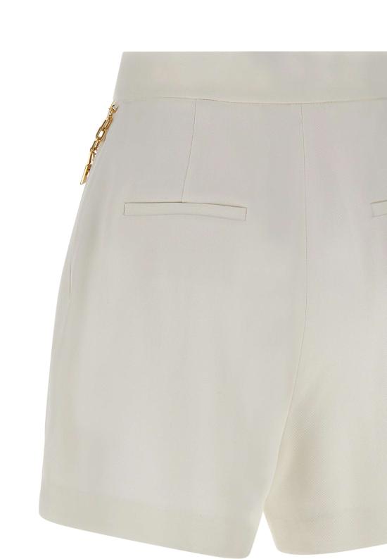 26SS 엘리자베타프랜치 숏팬츠 SH00561E2 360 White - ELISABETTA FRANCHI