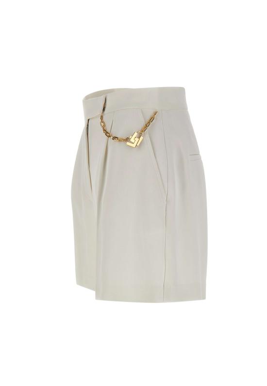 26SS 엘리자베타프랜치 숏팬츠 SH00561E2 360 White - ELISABETTA FRANCHI