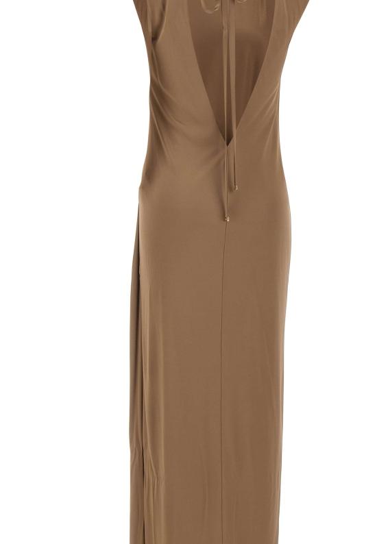 26SS 엘리자베타프랜치 미디 원피스 ABR2461E2 229 Brown - ELISABETTA FRANCHI