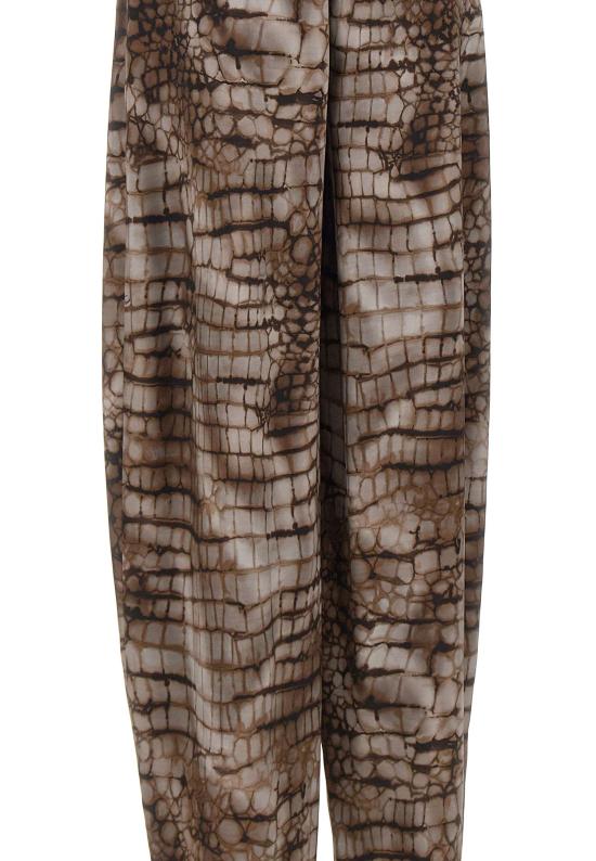 26SS 엘리자베타프랜치 스트레이트 팬츠 PA16261E2 644 Brown - ELISABETTA FRANCHI