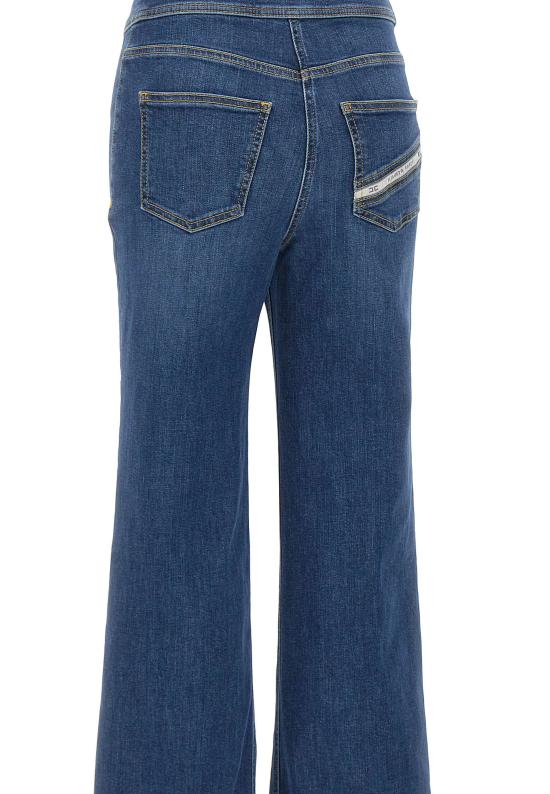 26SS 엘리자베타프랜치 데님 팬츠 PJ19D61E2 104 Blue - ELISABETTA FRANCHI