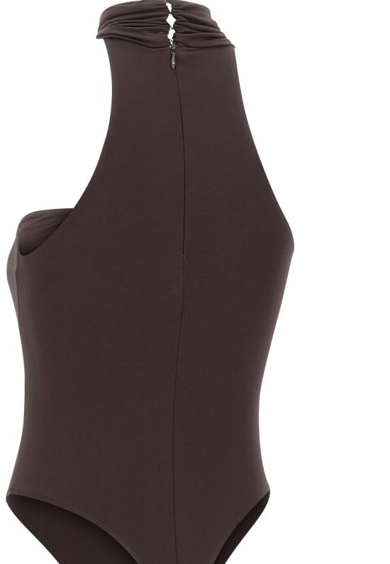26SS 엘리자베타프랜치 바디수트 티셔츠 BO01761E2 EV9 Brown - ELISABETTA FRANCHI