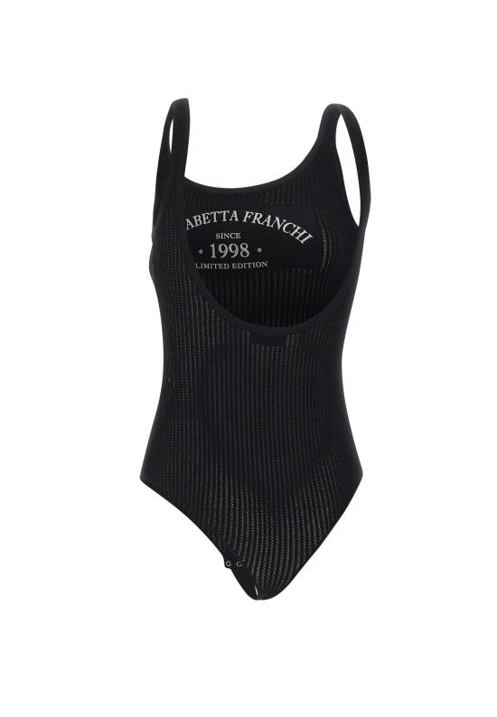 26SS 엘리자베타프랜치 바디수트 티셔츠 BK81Q61E2 110 Black - ELISABETTA FRANCHI