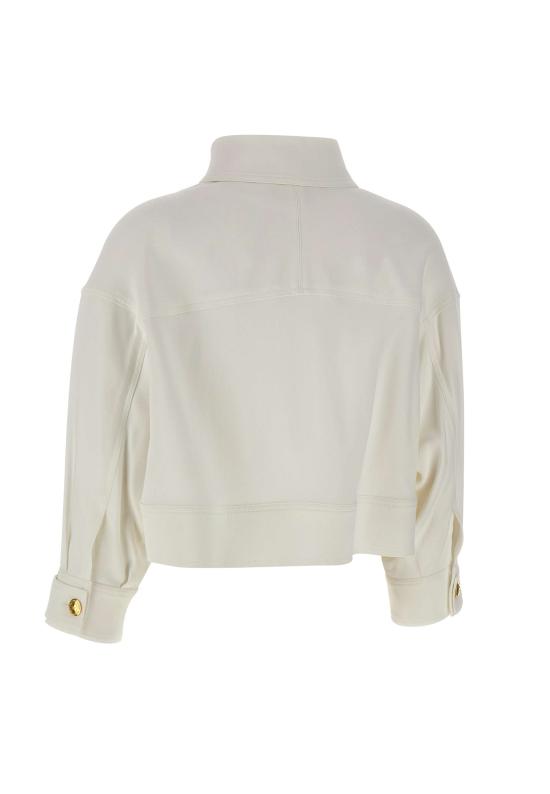 26SS 엘리자베타프랜치 자켓 GB00561E2 360 White - ELISABETTA FRANCHI