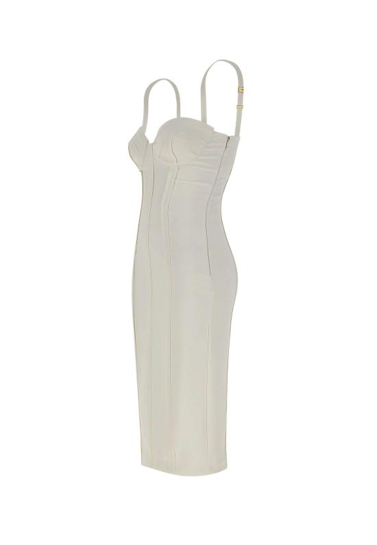 26SS 엘리자베타프랜치 미디 원피스 AB91861E2 360 White - ELISABETTA FRANCHI