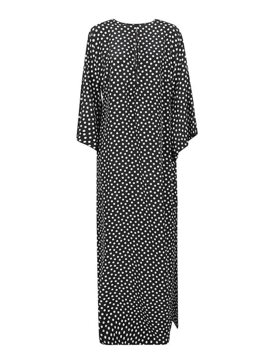 25SS 끄리다 미디 스커트 VULCANOKAFTANOBLACKPOISWHITE Black