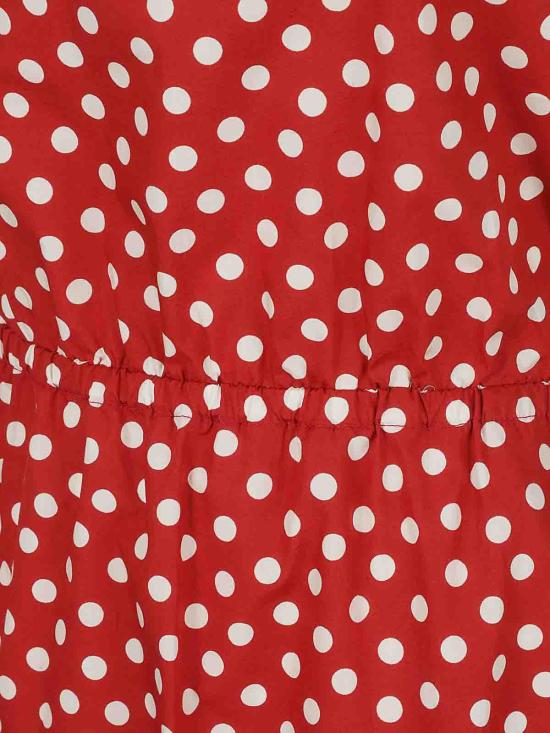 25SS 끄리다 미디 스커트 TAORMINAMIDIDRESSREDPOISWHITE Red - CRIDA
