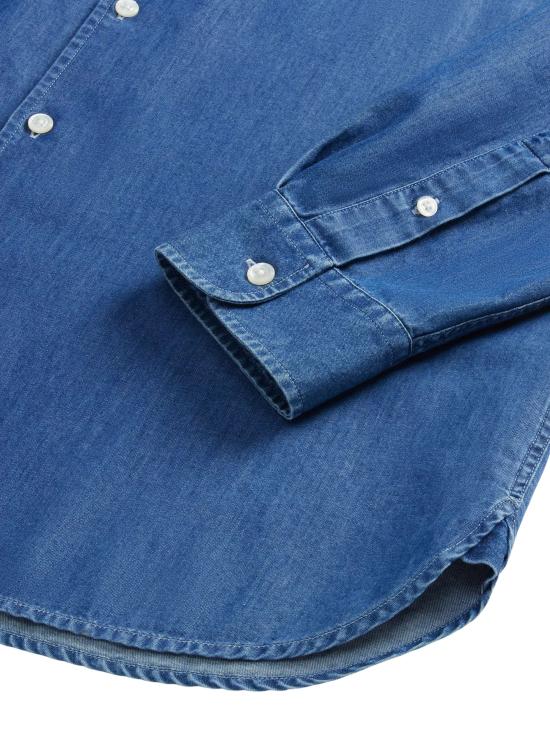 26SS 울리치 데님 셔츠 CFWOSI0166MR UT40633501 Blue - WOOLRICH