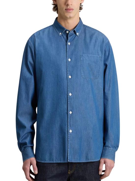 26SS 울리치 데님 셔츠 CFWOSI0166MR UT40633501 Blue - WOOLRICH