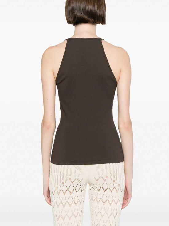 25SS 막스마라 민소매 티셔츠 2511361313600010C Brown - MAX MARA