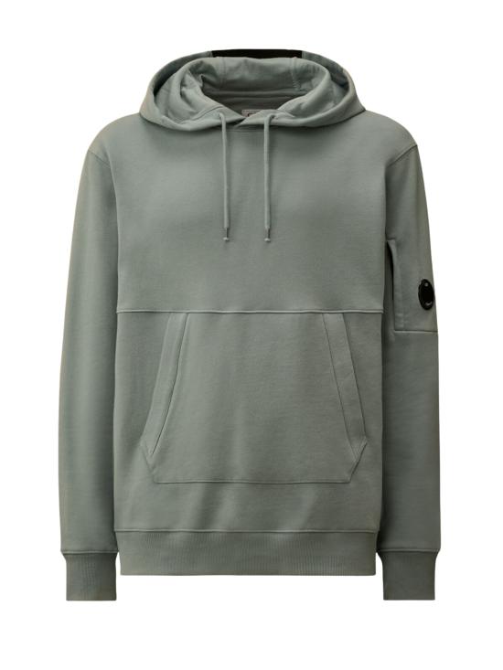 26SS 씨피 컴퍼니 다이애그널 레이즈드 플리스 후드 렌즈 스웨트셔츠 20CMSS714A 005086W809 Avion Blue