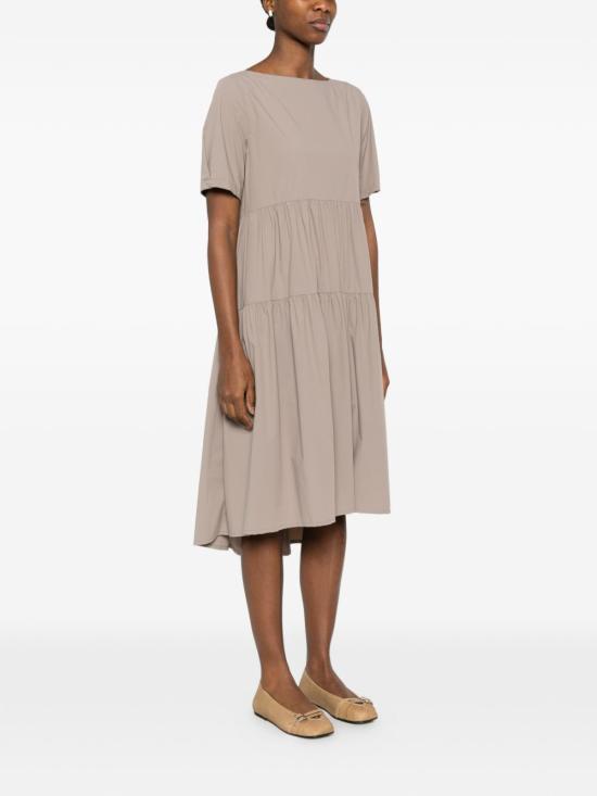 26SS 에르노 미디 원피스 AB000071D 12691Z2600 Dove Grey - HERNO