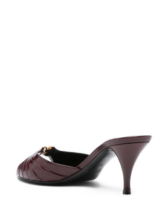 26SS 생로랑 뮬/슬리퍼 861121 AAEHF6629 Vintage bordeaux - SAINT LAURENT