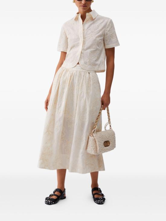 26SS 리우조 셔츠 WA6508 T472AP9417 Natural flower - LIU JO