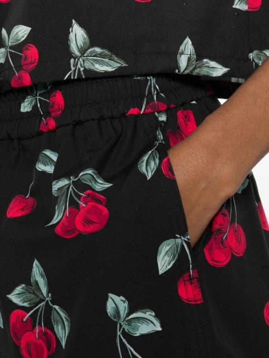 26SS 트윈셋 숏팬츠 261TT2596 S2183513500 Cherries allover black red - TWINSET