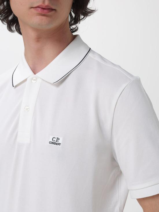 26SS 씨피 컴퍼니 폴로 티셔츠 RCCMPL722A005263W 103 White - C.P. COMPANY