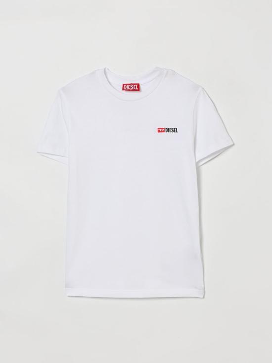 26SS [키즈] 디젤 티셔츠 J02691KYATR K100 White