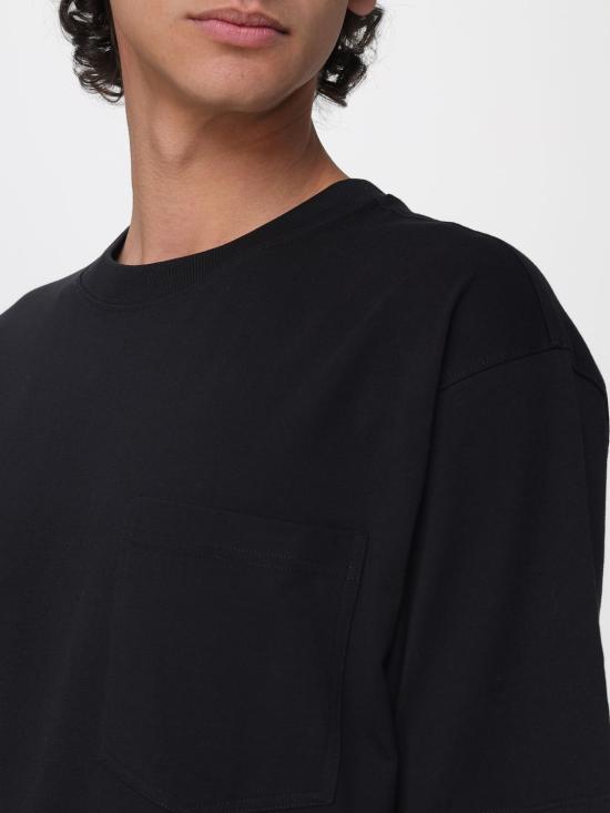 26SS 드리스 반 노튼 반팔 티셔츠 2610211103603 900 Black - DRIES VAN NOTEN