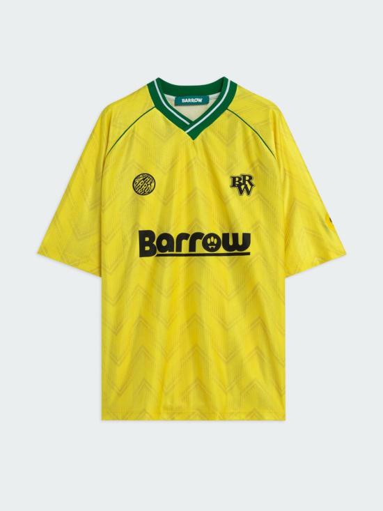 26SS 바로우 반팔 티셔츠 S6BWUATH116 020 Yellow - BARROW