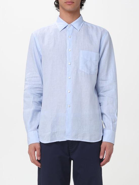 26SS 아스페시 긴팔 셔츠 CE36C195 85070 Gnawed Blue