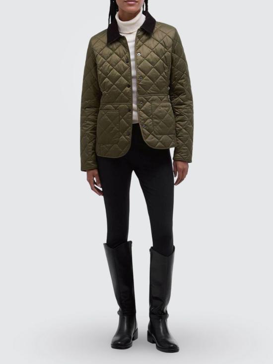 26SS 바버 DEVERON 데브론 퀼티드 자켓 LQU1012 OL51 Olive - BARBOUR