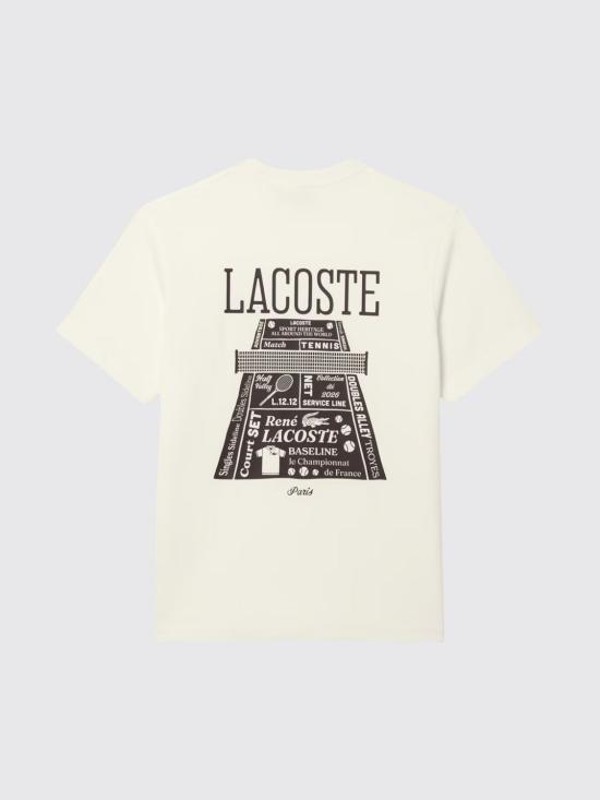 26SS 라코스테 반팔 티셔츠 TH0537 70V White - LACOSTE