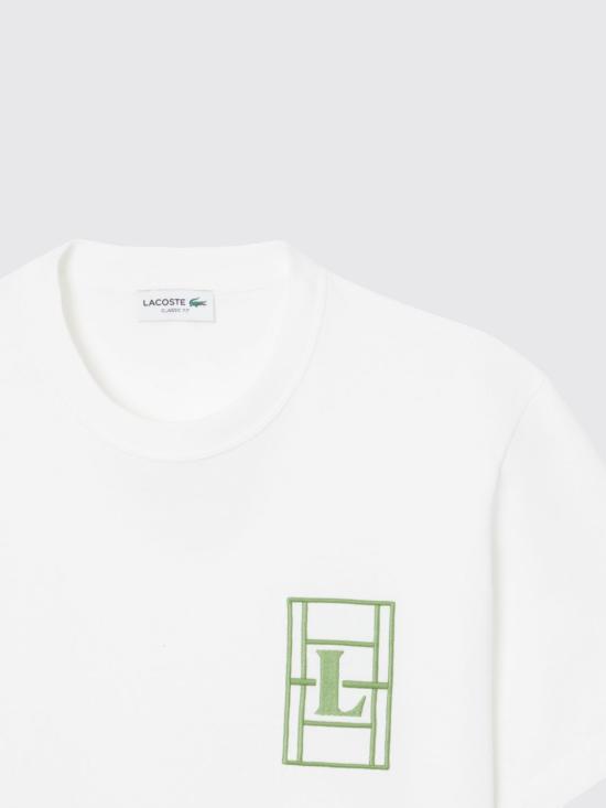 26SS 라코스테 반팔 티셔츠 TH1716 001 White - LACOSTE