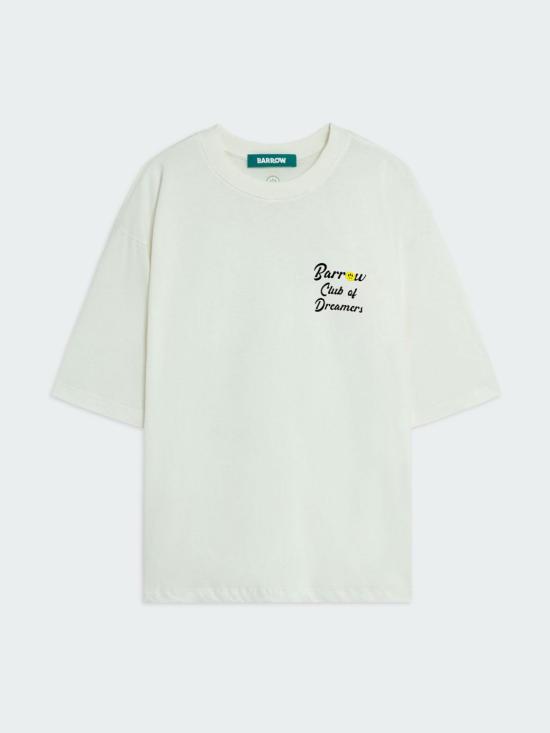 26SS 바로우 반팔 티셔츠 S6BWUATH082 412 White - BARROW