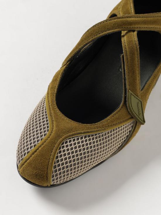 26SS 디 아티코 플랫 슈즈 251WSH00871MIX062AA 828 Green - THE ATTICO