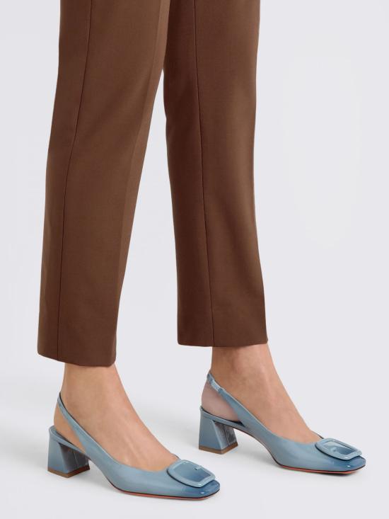 26SS 산토니 힐/펌프스 WDMN70342HA2TVAA Z52 Gnawed Blue - SANTONI