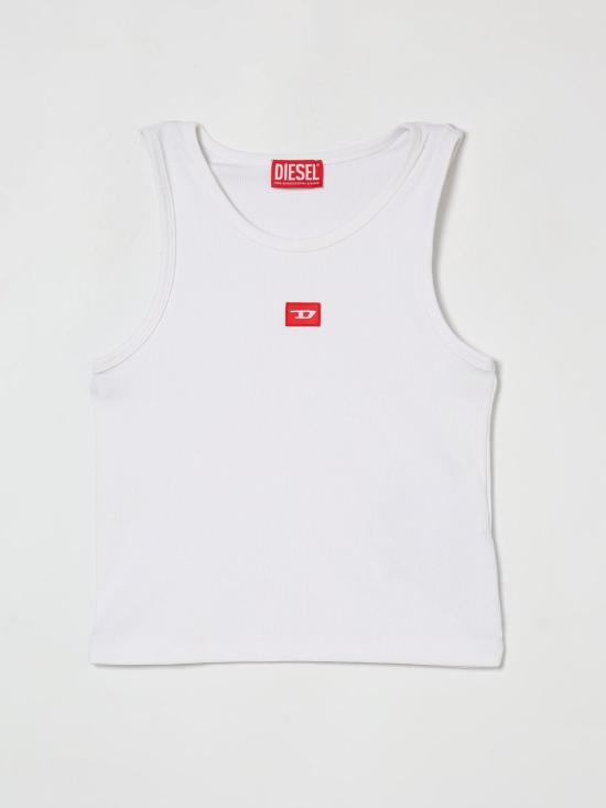 26SS [키즈] 디젤 티셔츠 J02594KYAZY K100 White