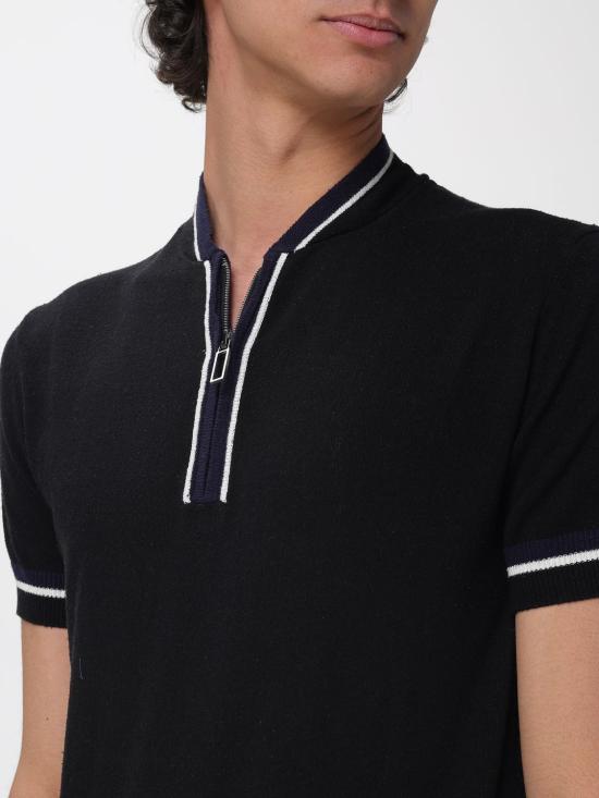 26SS 파올로페코라 폴로 티셔츠 A024F600 9000 Black - PAOLO PECORA