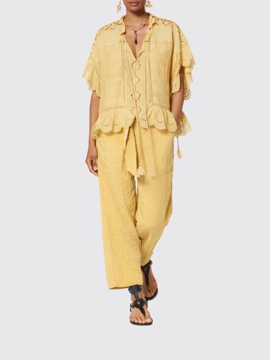 26SS 이자벨마랑에뚜왈 블라우스 HT0769FAD1J05E 10LC Ocher - ISABEL MARANT ETOILE