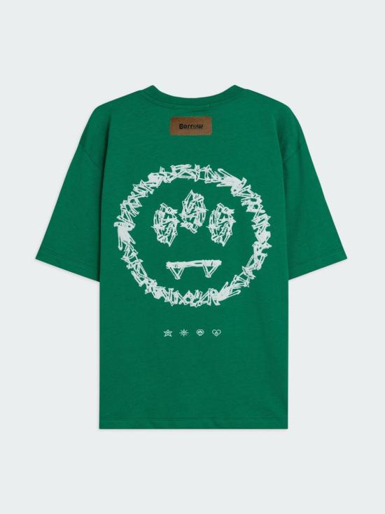 26SS 바로우 반팔 티셔츠 S6BWUATH085 080 Green - BARROW