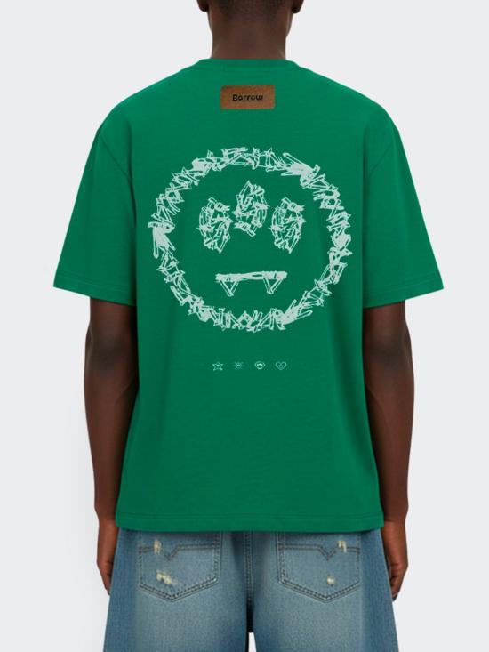 26SS 바로우 반팔 티셔츠 S6BWUATH085 080 Green - BARROW