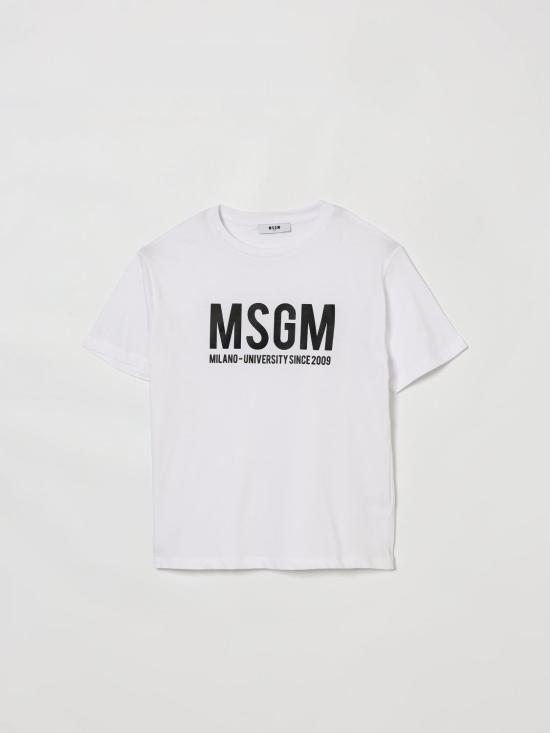 26SS [키즈] 엠에스지엠 티셔츠 S6MSJUTH051 001 White